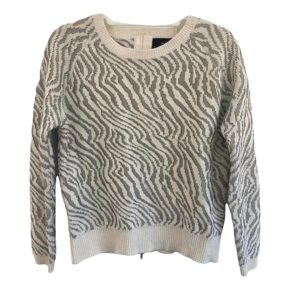 The Kooples Zebra Wool Sweater Size XS / S Like New